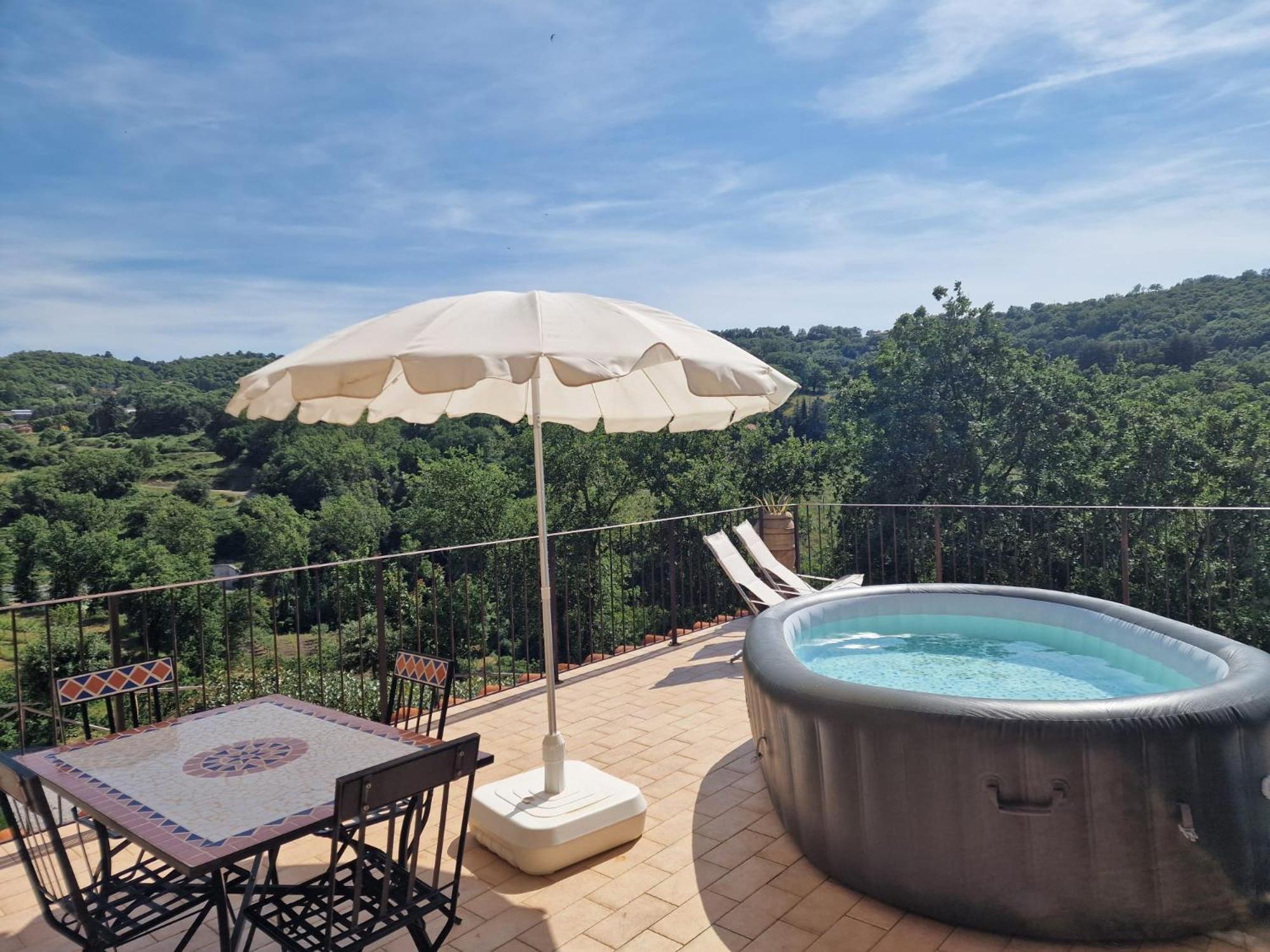Agriturismo Castello Delle Fornaci - Private Jacuzzi Arcidosso Eksteriør bilde