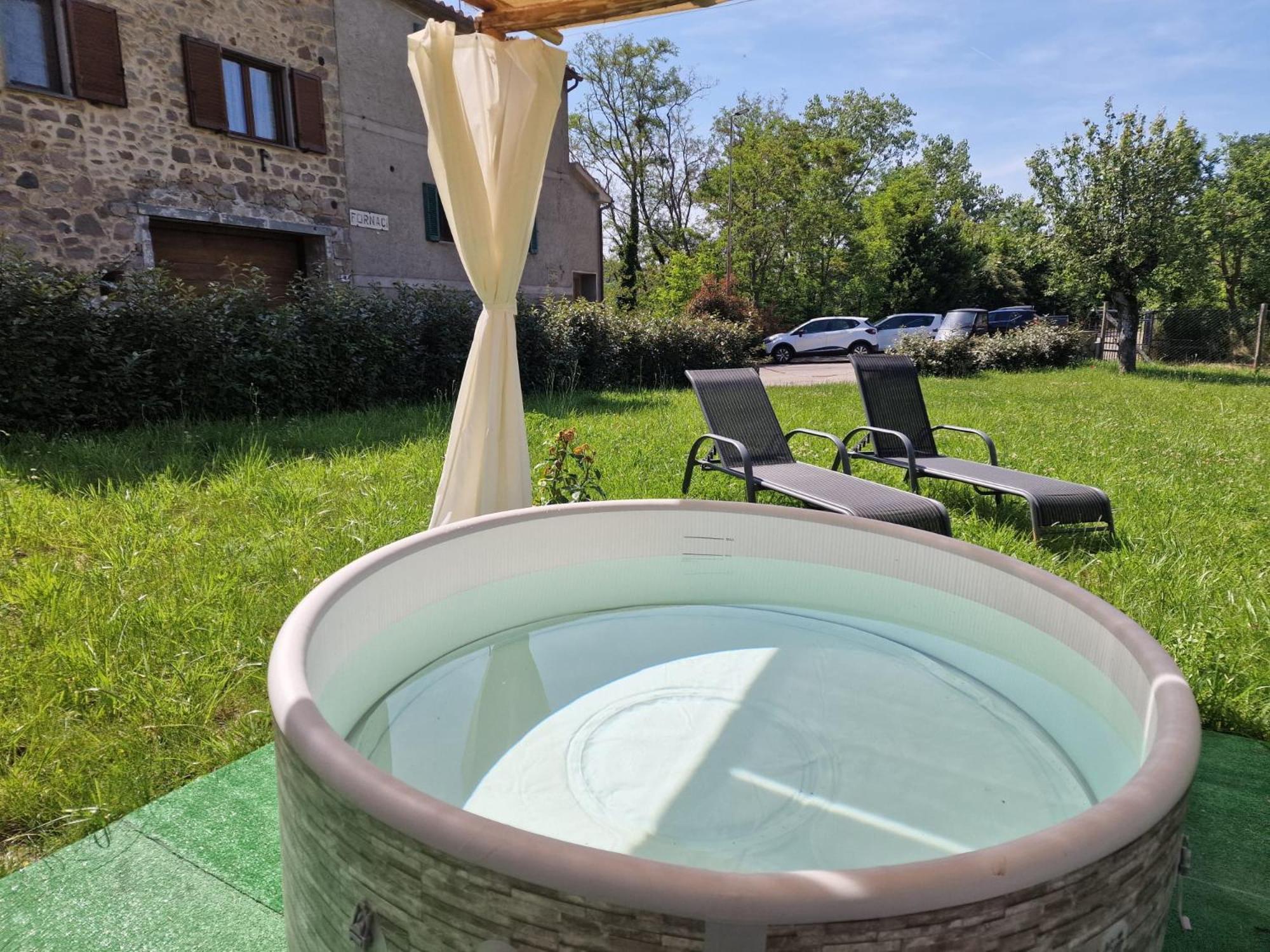 Agriturismo Castello Delle Fornaci - Private Jacuzzi Arcidosso Eksteriør bilde